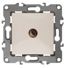 Розетка TV 12-3101-02 одиночная,  слоновая кость  Б0014706  ЭРА