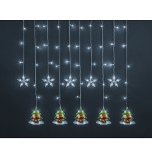 Гирлянда  95 028 NGF-D037-05 (бахрома звезды и елки CW 3*0.6м IP20)  95028  Navigator