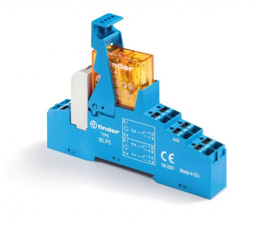 Интерфейсный модуль, электромеханическое реле; 1CO 16A; контакты AgCdO; питание 24В DC (чувствит.)  48P670240050SPA  Finder