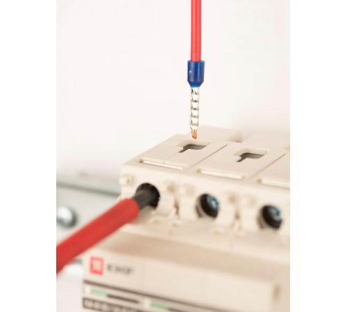 Наконечник штыревой втулочный изолированный НШвИ 2,5-12 (50шт.) EKF PROxima  nhvi-2.5-12  EKF