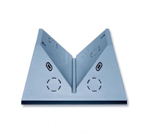 Адаптер угловой/потолочный Busch-W?chter MasterLINE, цвет серебристый металлик  6800-0-2563  2CKA006800A2563  ABB