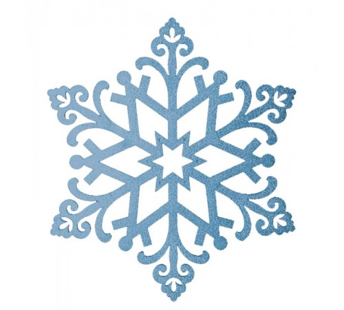 Елочная фигура "Снежинка "Снегурочка", 81 см, цвет голубой  502-378  NEON-NIGHT