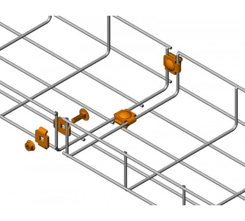 Соединительный комплект проволочного лотка  PR08.2468  Промрукав