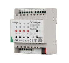 INTELLIGENT ARLIGHT Диммер KNX-204-DIM-DIN (12-48V, 8x0.35/4x0.7/2x1A)  025660  Arlight