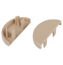 Заглушка  EC-KK-30-13-B для полукруглого кабель-канала бежевая 30х13мм 2шт/комплект  Б0064959  ЭРА