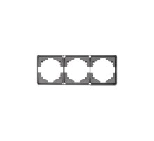 Рамка ROUND 3-постовая титан  KR-78-0753-2  Kranz