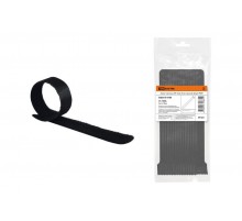 Хомут-липучка ХЛ 16х210 мм черный (20 шт)  SQ0515-0706  TDM