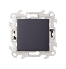 Simon 24 Графит Переключатель с подсв. Push&Go  2420204-038  Simon