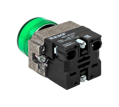 Лампа сигнальная BV63 зеленая EKF 24В PROxima  xb2-bv63-24  EKF