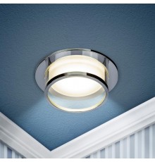 Светильник встраиваемый декоративный DK99 CH MR16 GU5.3 хром  Б0058394  ЭРА