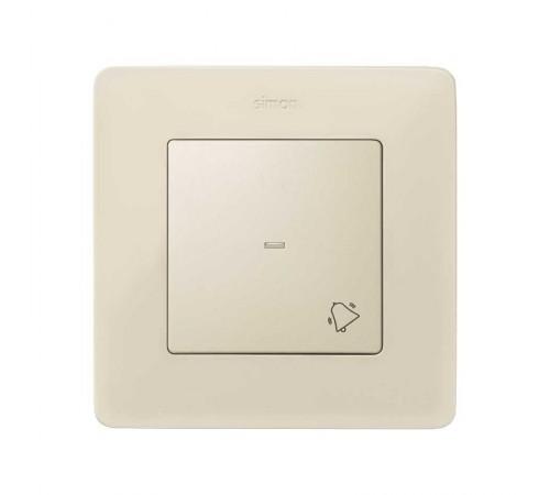 Simon 82 Клавиша с пиктограммой "звонок" для выключателя одноклавишного с подсветкой, S82, S82N, S82 Detail,  8200015-031  Simon