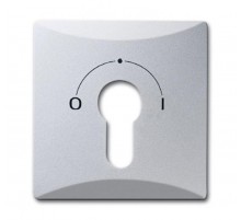 Плата центр. (накладка)с поворотной ручкой, для мех.выкл. с зам., IP44, серия Allwetter 44,цвет серебр.-алюм.  1710-0-3806   2CKA001710A3806  ABB