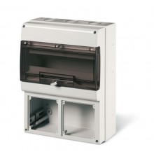 Корпус на 16 модулей и 2 поста с основанием 136х125 мм.  DIS6724216  DKC