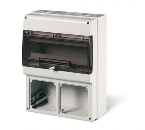 Корпус на 16 модулей и 2 поста с основанием 136х125 мм.  DIS6724216  DKC