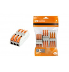 Соединительная проходная клемма СК-413-2 (2,5мм2) (3 шт/упак)  SQ0527-0052  TDM