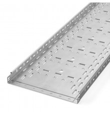 Лоток перфорированный Стандарт INOX (AISI 304) 400х50х3000 (1,0 мм) (3 м/уп)  PR16.2341  Промрукав