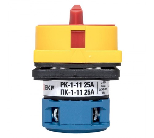 Переключатель кулачковый ПК-1-11 25А 1P "0-1" с блокировкой IP65  PROxima pk-1-11-25-a65 EKF