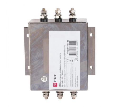 ЭМС-фильтры для преобразователя частоты 11-15 кВт  vector-emi-15  EKF