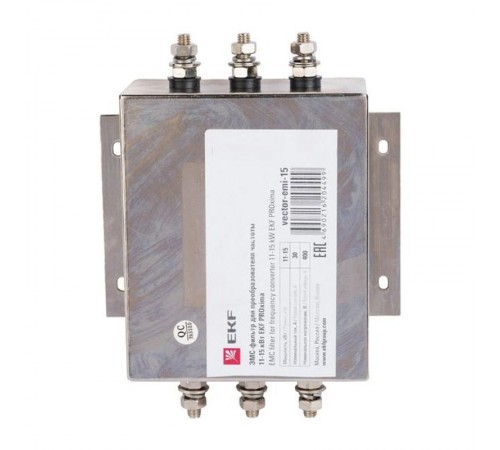 ЭМС-фильтры для преобразователя частоты 11-15 кВт  vector-emi-15  EKF