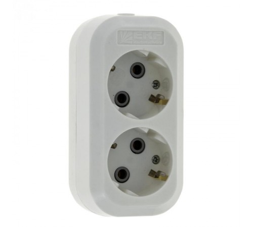 Колодка 2 гн. 16А 3,5кВт с/з Эксперт EKF PROxima  AKB16-2  EKF