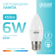 Лампа светодиодная LED 6Вт E27 220В 4100К Elementary свеча  33226  Gauss