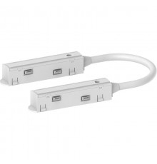 Соединитель-коннектор для низковольтного шинопровода, белый, LD3002  41972  Feron