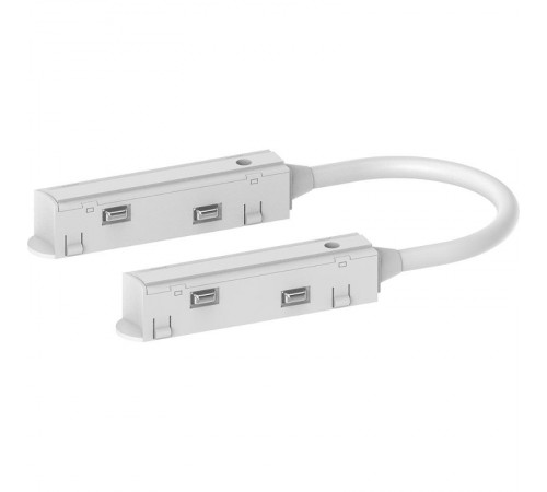 Соединитель-коннектор для низковольтного шинопровода, белый, гибкий LD3002  41972  FERON