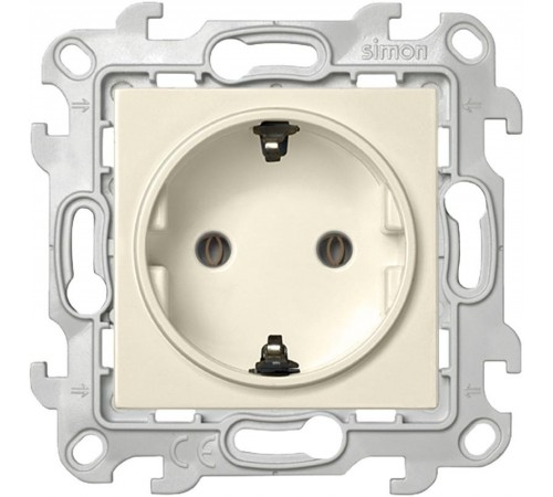 Simon 24 Сл. кость Розетка 2К+З Schuko   2450434-031  Simon