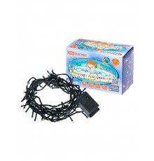 Гирлянда светодиодная СГ50MЗ5, многоцвет., зеленый шнур, 5м, 8 режимов, 250 В,  SQ0361-0040  TDM ELECTRIC