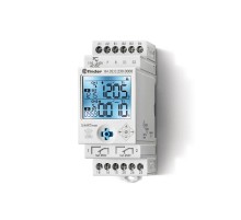 Электронный таймер мультифункциональный (25 функций); 2 независимых канала 1CO (16A) + 1CO (16A); питание 110...240В АС/DC  840202300000  Finder