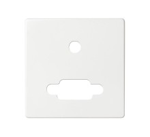 Simon 82 Накладка для коннектора VGA HD15, "мама" + мини-джек 3,5 мм, S82, S82N, S82 Detail, белый  8200091-030  Simon