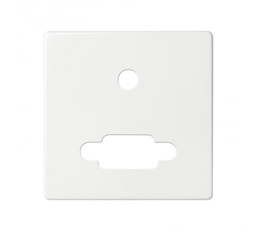 Simon 82 Накладка для коннектора VGA HD15, "мама" + мини-джек 3,5 мм, S82, S82N, S82 Detail, белый  8200091-030  Simon