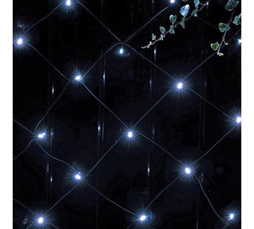 Cветильник садовый декоративный Сеть 150 LED на солнечной батарее холодный свет ERASS024-15 2м*1,35м  Б0044224  ЭРА