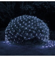 Cветильник садовый декоративный Сеть 150 LED на солнечной батарее холодный свет ERASS024-15 2м*1,35м  Б0044224  ЭРА