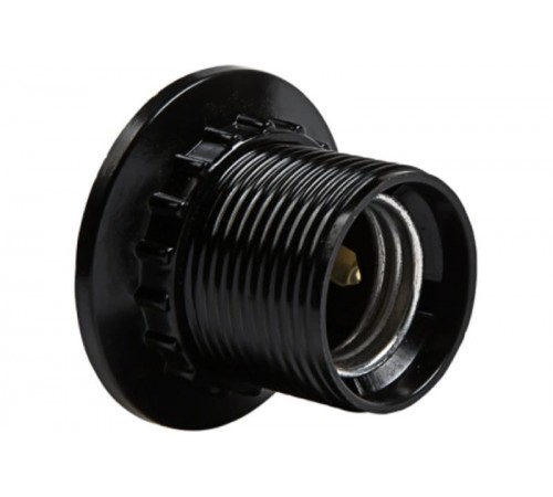 Патрон Е27 Н12РП-01 Е27 карболитовый с прижимным кольцом  4690612032214  IN HOME