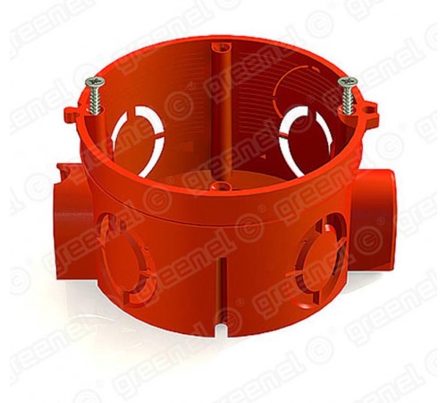 Коробка установочная 68x42 с саморезами  GE40010-06  GREENEL