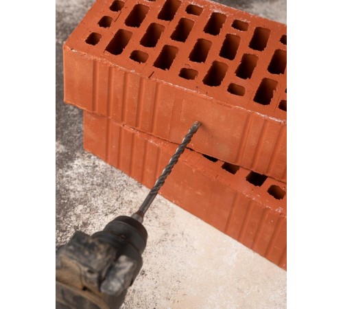 Бур по бетону SDS-plus 6х160 мм (4 резца)(4S спираль) EKF Expert  db-6-160-4x4  EKF