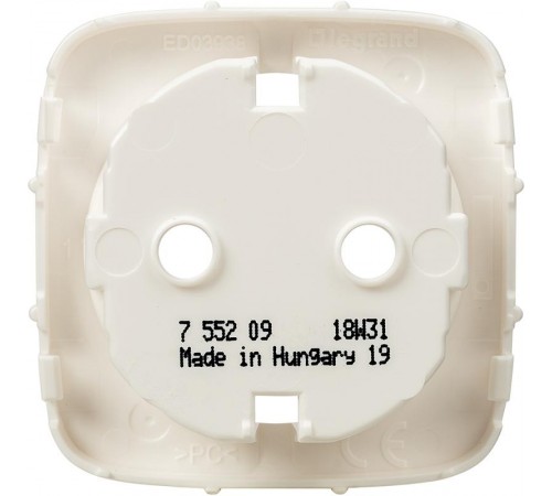 Valena ALLURE Жемчуг Накладка розетки с/з  755209  Legrand