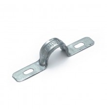 Скоба металлическая двухлапковая усиленная противопожарная СМДУ d16-17 мм (100 шт/уп) Промрукав  PR13.02412  Промрукав