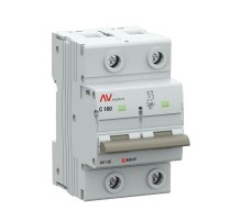 Выключатель автоматический AV-125 2P 100A (C) 10kA  AVERES mcb125-2-100C-av EKF