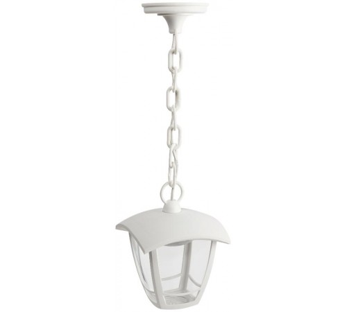 Светильник садово-парковый   ДСУ 07-8-001 Марсель белый 4 гранный подвесной IP44 светодиодный 8Вт 3000K   Б0064294  ЭРА