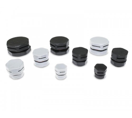 Клапан дышащий КД-ПС-М6х1 IP67 серый  zeta34921  ГОФРОМАТИК