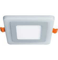 Светильник светодиодный ДВО NLP-SC2-6+2W-WB-LED (140x140) 6Вт 3300-5300К IP20 опал  71823  Navigator