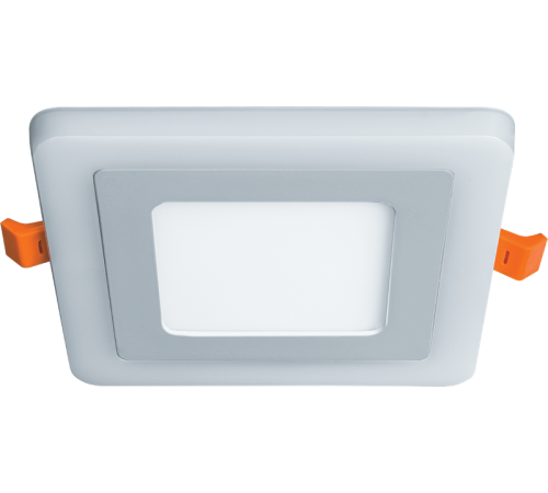 Светильник светодиодный ДВО NLP-SC2-6+2W-WB-LED (140x140) 6Вт 3300-5300К IP20 опал  71823  Navigator