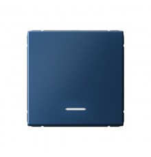 ArtGallery Аквамарин Выключатель 1-клавишный с подсветкой, 10АХ, механизм, быстрозажим. клем.  GAL001113S  SE