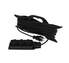 Удлинитель-шнур на рамке КГ 3х1.5, 20 м, 3 гнезда, морозостойкий, с/з, 16 А, 3500 Вт, IP44 (Сделано в России)  11-7081  REXANT