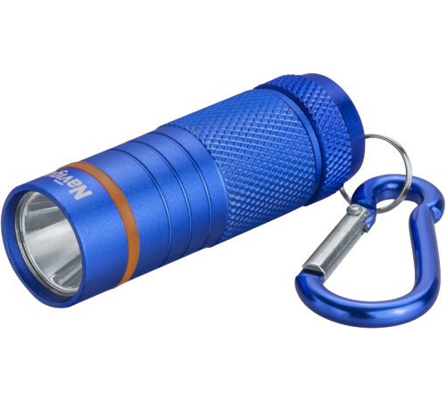 Фонарь-брелок NPT-KC08-S-4LR44 алюм.1LED(1Вт),1 реж,серебро  82315   Navigator