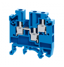 Клемма с тремя контактами винтовая CMC-2,5-TRIPLET-(0,2-4)-I-BU-синий  289830  КЭАЗ