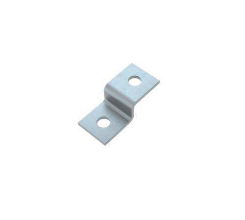 Пластина Z-образная 41х21 мм (2 отверстия)  PUZ-21  КМ - профиль