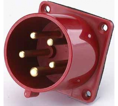 Вилка для скрытой проводки 625 3Р+РЕ+N 32А 380В IP44  26064DEK  DEKraft